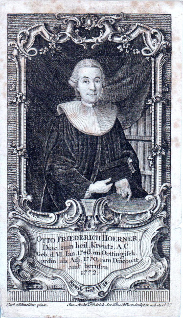 Otto Friedrich Hörner, Diakon